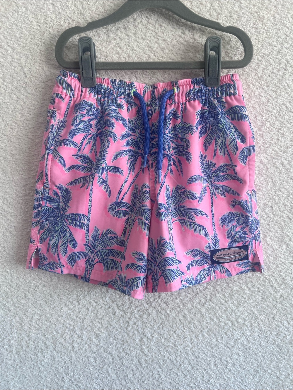 Vineyard Vines Kids Swim Trunks Bathing Suit Palm Trees Size 5